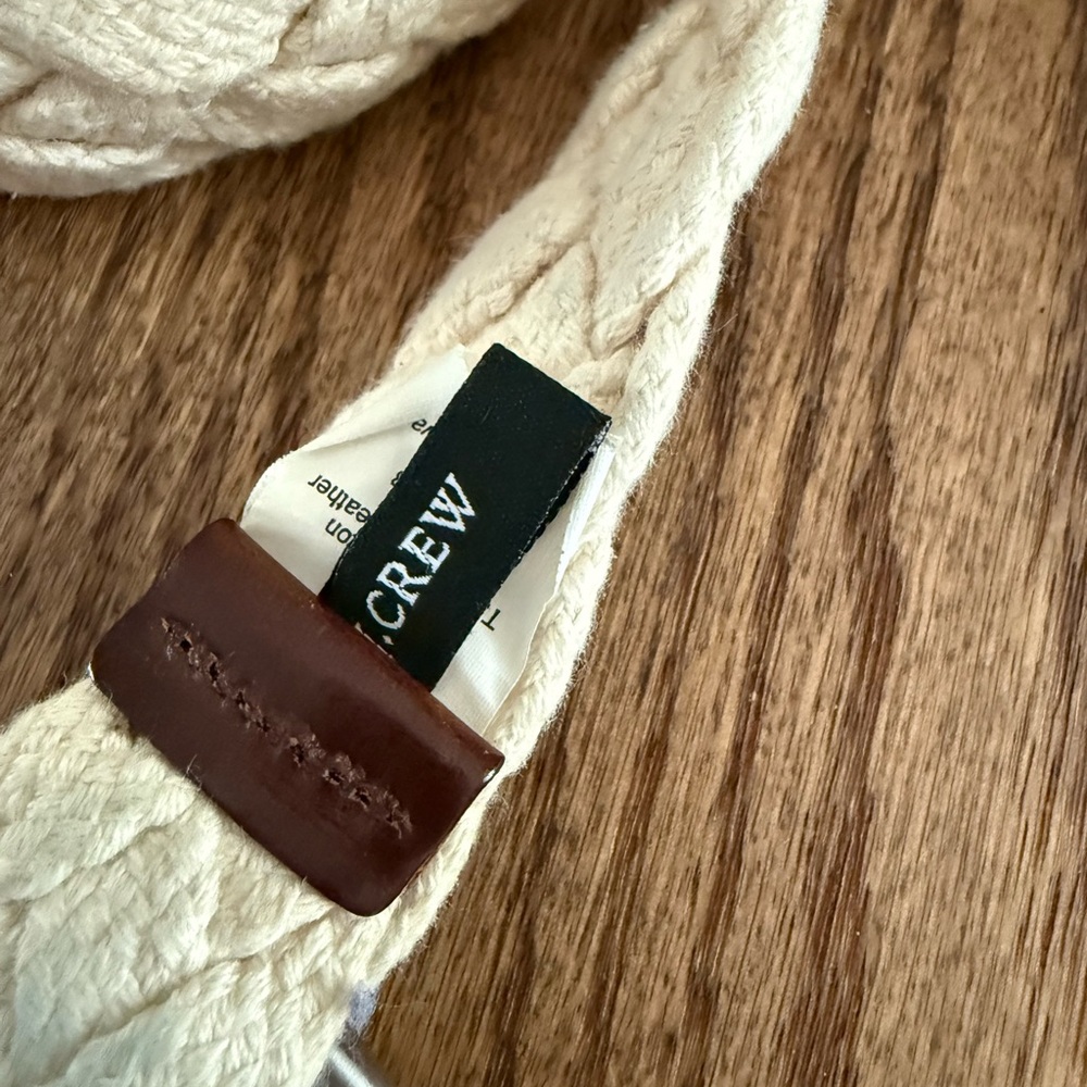 Jcrew woven rope belt size s/m - Picture 3 of 3